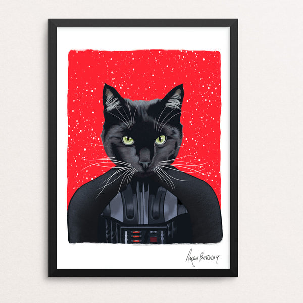 Purrth Vader Cat - May the Fourth Limited Edition Art Print