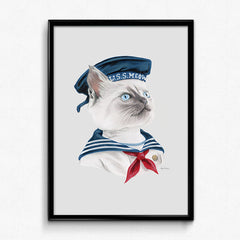 Sailor Kitten Art Print