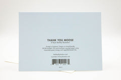 Thank You Card - Moose