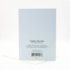 Thank You Card - Deer