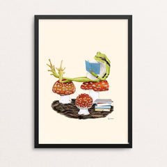 Frog Reader - The Enthusiasts Print