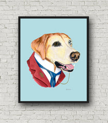 Oversized Labrador Retriever Print - 16x20 or 20x28 inches