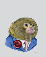 Monkey art print - pygmy marmoset