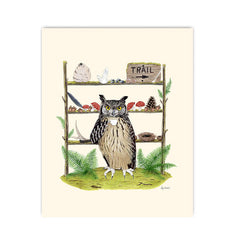 Owl Collector - The Enthusiasts Print