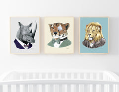 Oversized Cheetah Gentleman Print - 16x20 or 20x28 inches