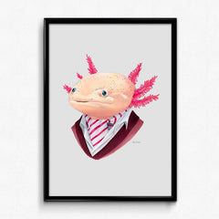 Axolotl Art Print