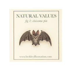 Enamel Pin - Bat - Natural Values