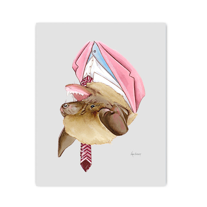 Bat Gentleman Art Print Bat Gentleman Art Print