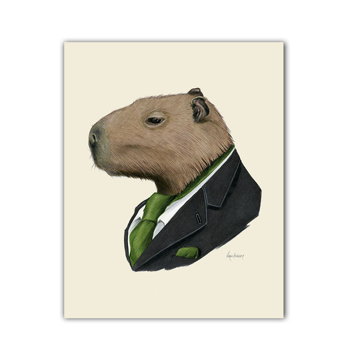 Capybara Art Print Capybara Art Print