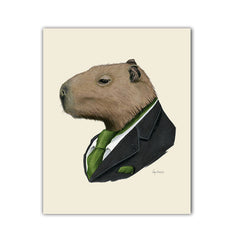 Capybara Art Print