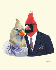Cardinal Couple Art Print