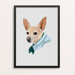 Dog art print - Chihuahua