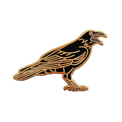 Enamel Pin - Crow - Natural Values