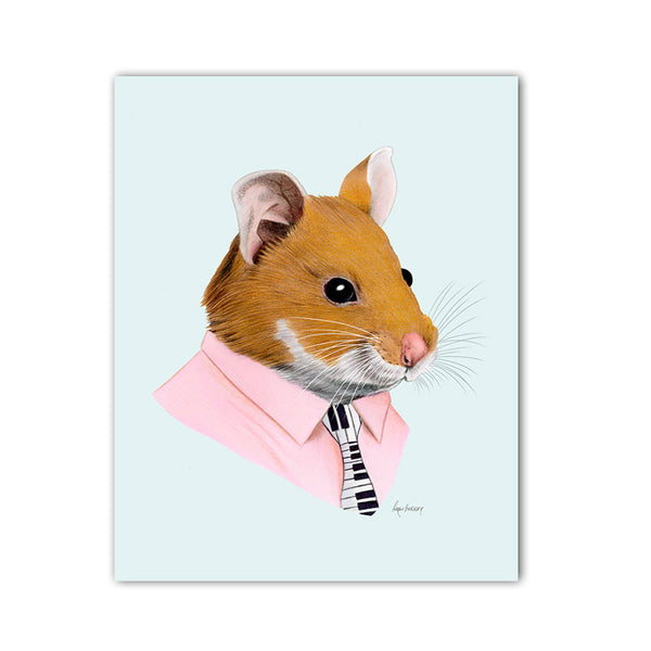 Hamster art print