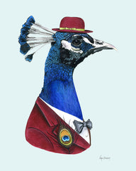 Peacock art print