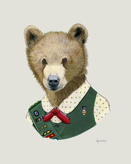 Bear Art Print - Scout Bear