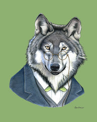 Wolf Gentleman Art Print