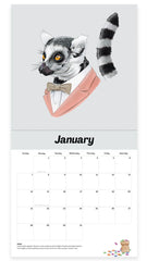 15% off! 2024 Wall Calendar - Animal Portraits by Ryan Berkley