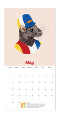 2027 Wall Calendar - Retro Animals