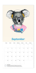 2027 Wall Calendar - Retro Animals