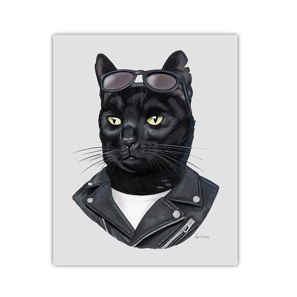 Rebel Cat Art Print