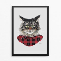 Outdoor Cat Art Print