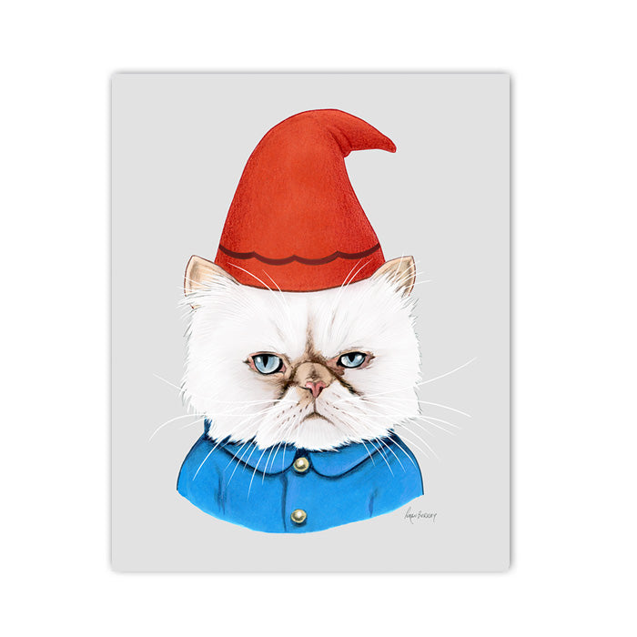 Gnome Cat Art Print
