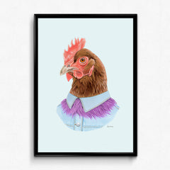 Sassy Hen art print