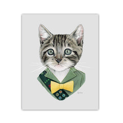 Scout Kitten Art Print