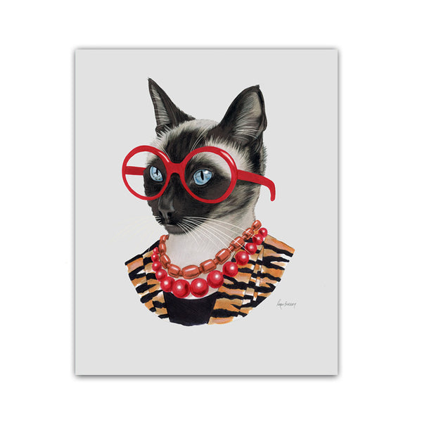 Stylish Cat Art Print