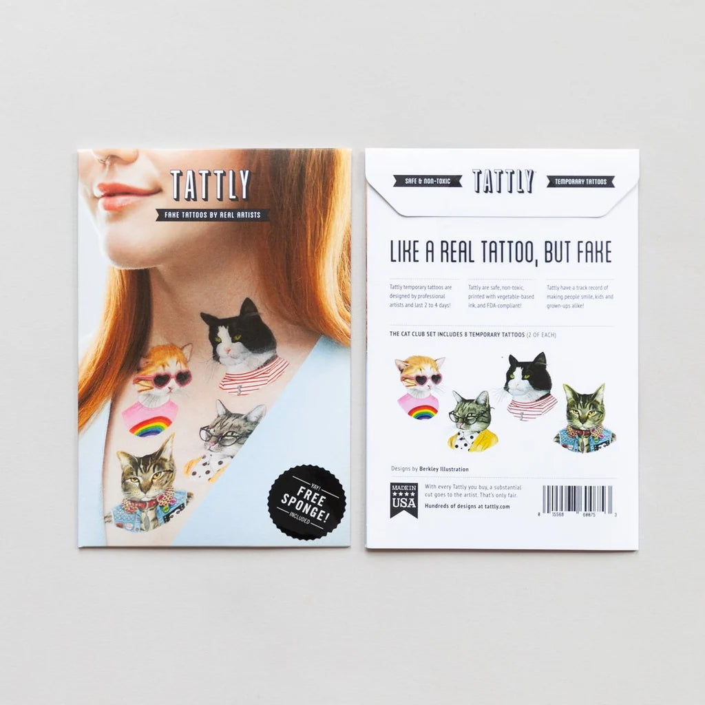 Temporary Tattoos - Cats Pack by Tattly