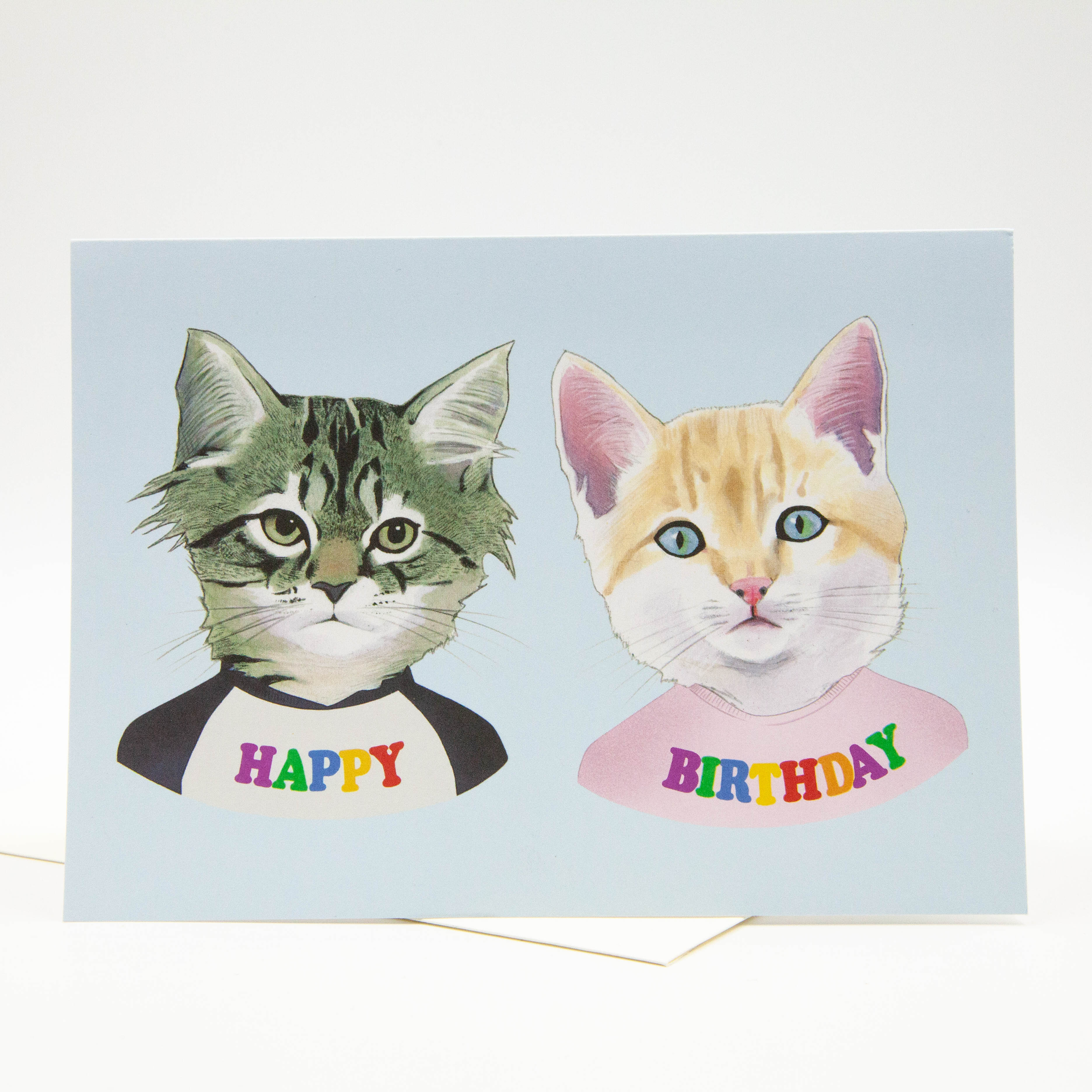 Happy Birthday Card - Party Kittens
