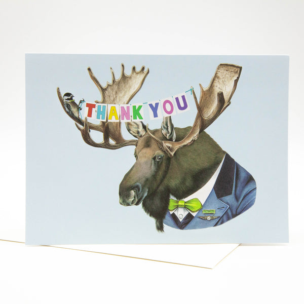 Thank You Card - Moose