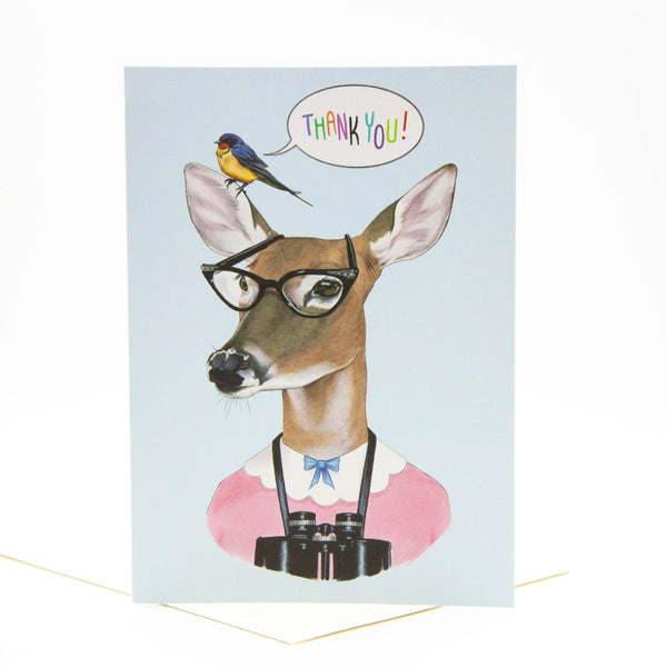 Thank You Card - Deer