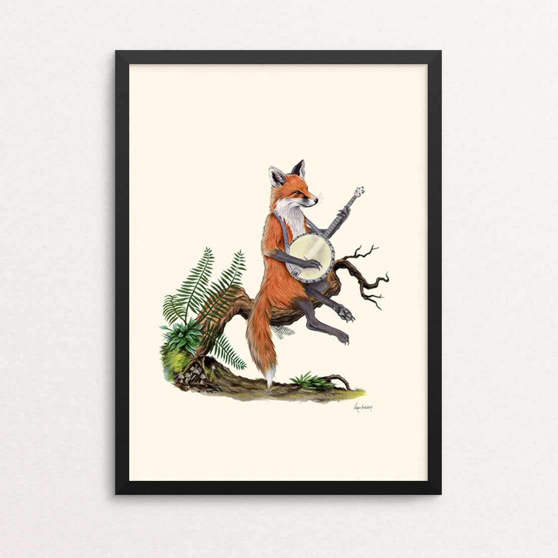 Fox Musician - The Enthusiasts Print