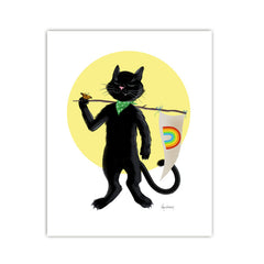 "Proud Cat" - June 2019 - Charitable Limited Edition Art Print