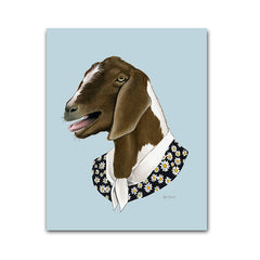 Goat Lady Art Print