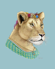 Lion Lady Art Print