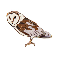 Enamel Pin - Barn Owl - Natural Values