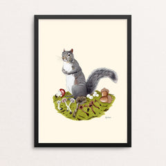 Squirrel Forager - The Enthusiasts Print