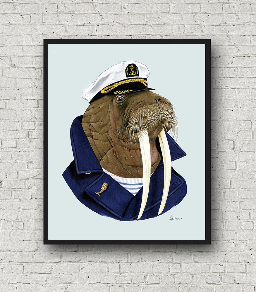 Oversized Walrus Print - 16x20 or 20x28 inches