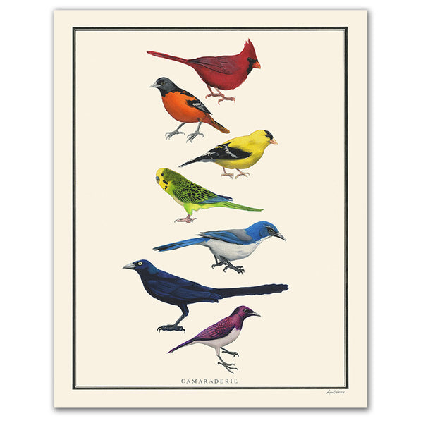 Camaraderie - Natural Values Print
