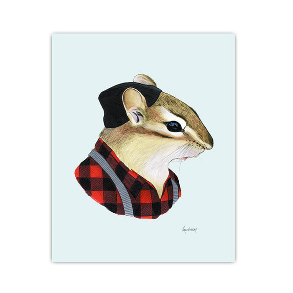 Chipmunk Art Print
