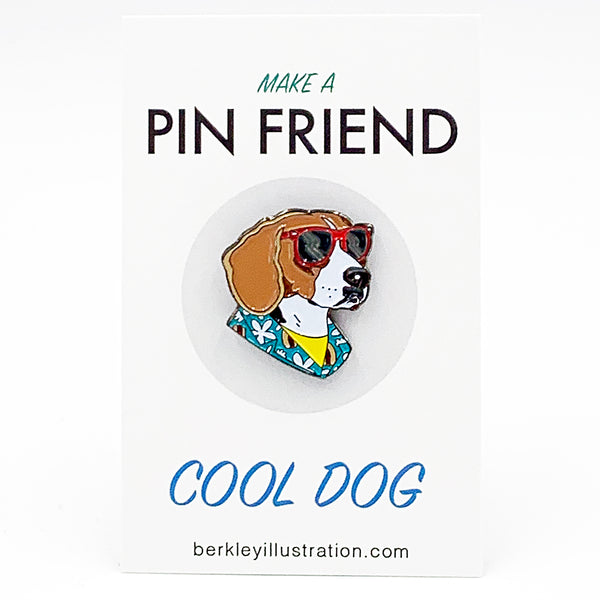 Enamel Pin - Cool Dog