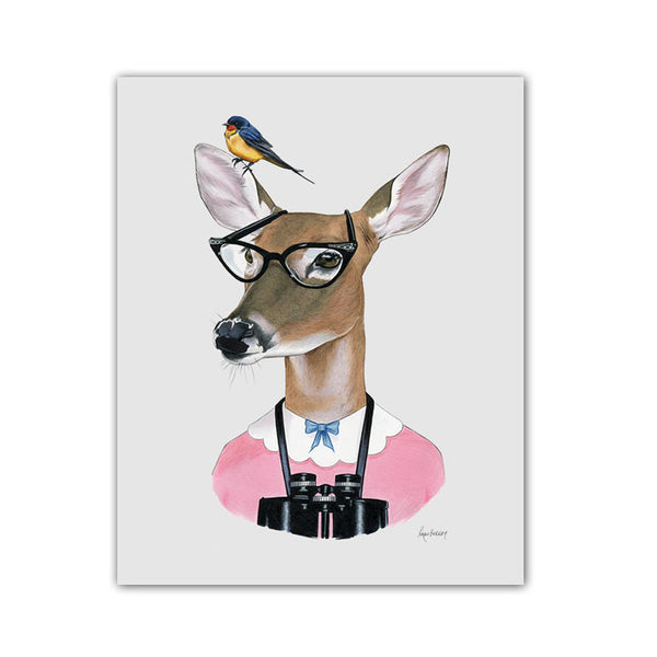 Deer Art Print - Doe