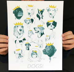 Dogs! Print