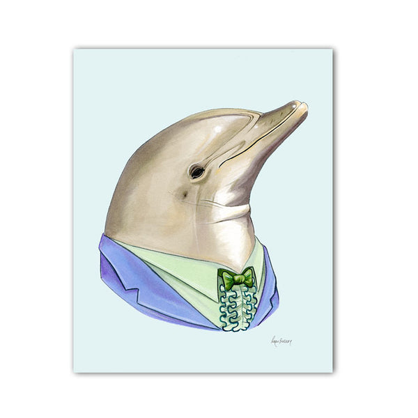 Dolphin art print