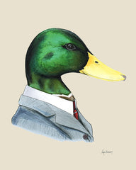 Duck Gentleman Art Print