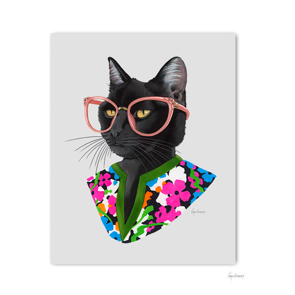 Cat art print - Fashion Cat
