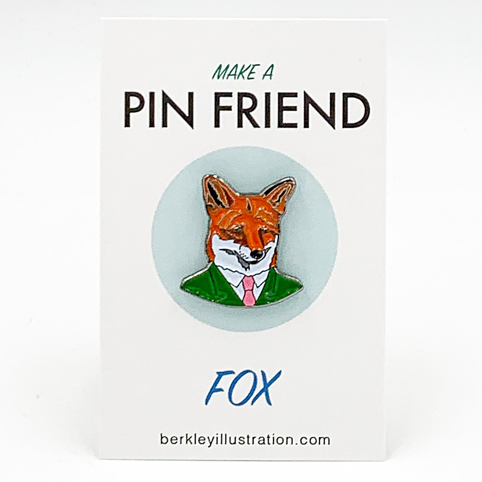 Enamel Pin - Fox Gentleman